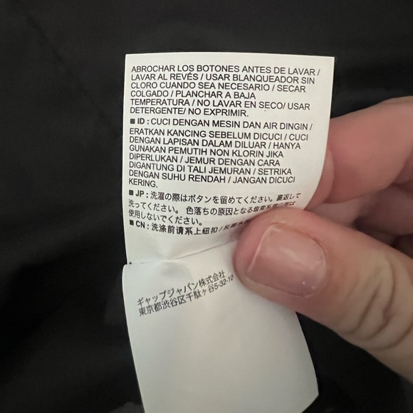 Old Navy - b&w woven fabric wool blend coat - Picture 12 of 13